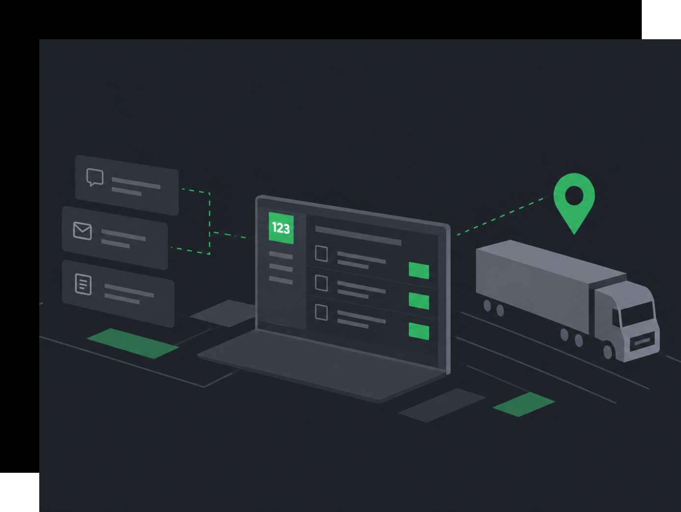 123Loadboard load search interface.